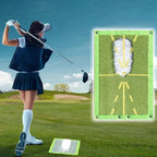 Golf Training Mat Instant Swing Feedback & Rubber Backing