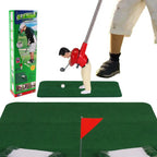 Golf Training Set Five Clubs Twelve Balls Putting Mat