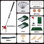 Golf Training Set Five Clubs Twelve Balls Putting Mat
