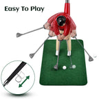 Golf Training Set Five Clubs Twelve Balls Putting Mat