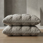 Goose Down Pillow 2-Pack Shape-Retaining Breathable Cotton