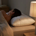 Goose Down Pillow 2-Pack Shape-Retaining Breathable Cotton
