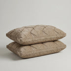 Goose Down Pillow 2-Pack Shape-Retaining Breathable Cotton