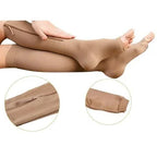 Graduated Compression Socks 20–30 mmHg Side Zipper & Open-Toe