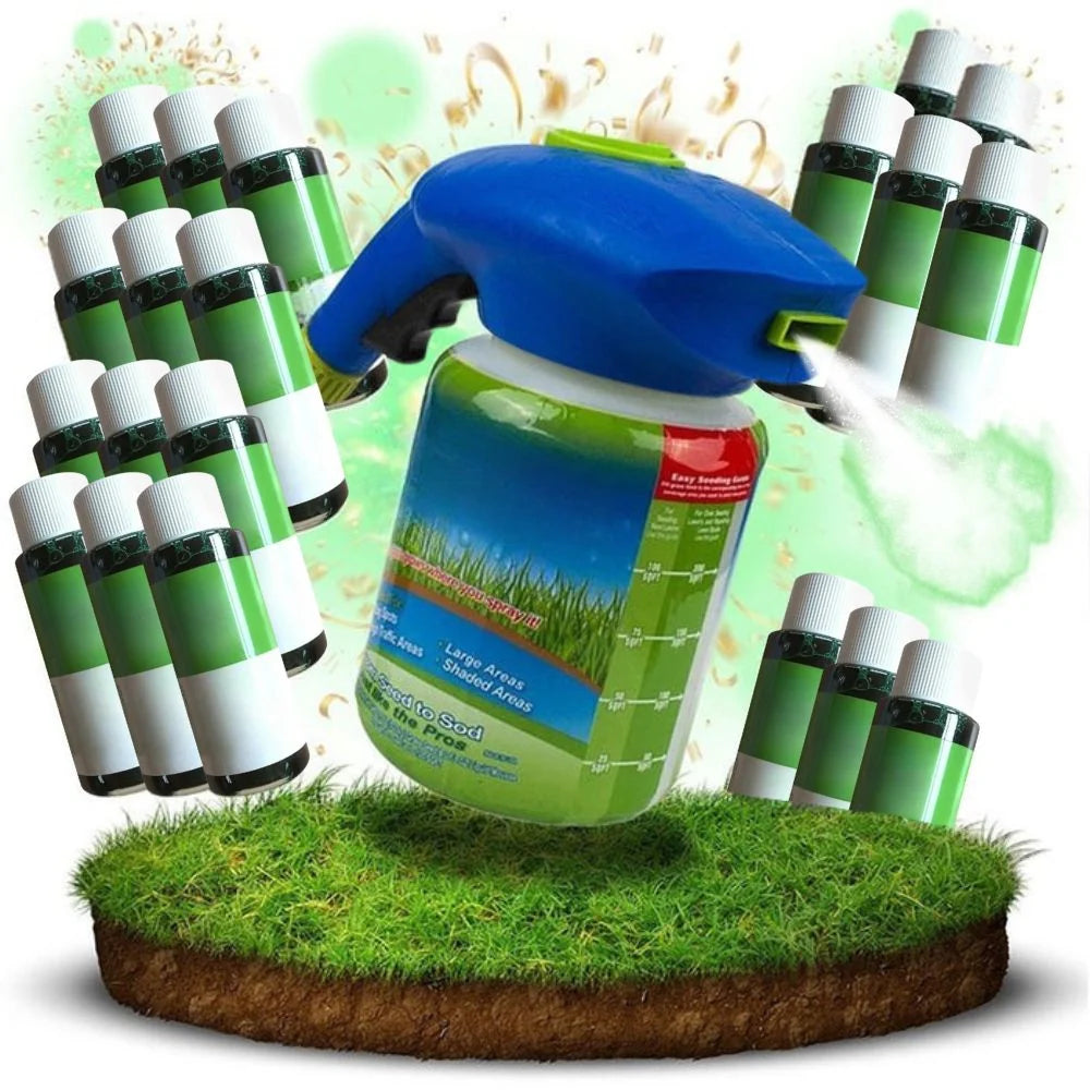 Grass Seed Spray Fast Germinating Fiber Mulch