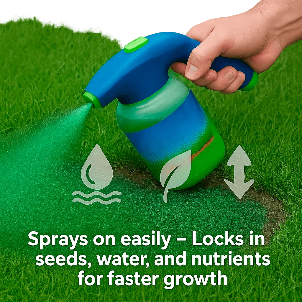 Grass Seed Spray Hose-Connect Covers 100 Sq Ft