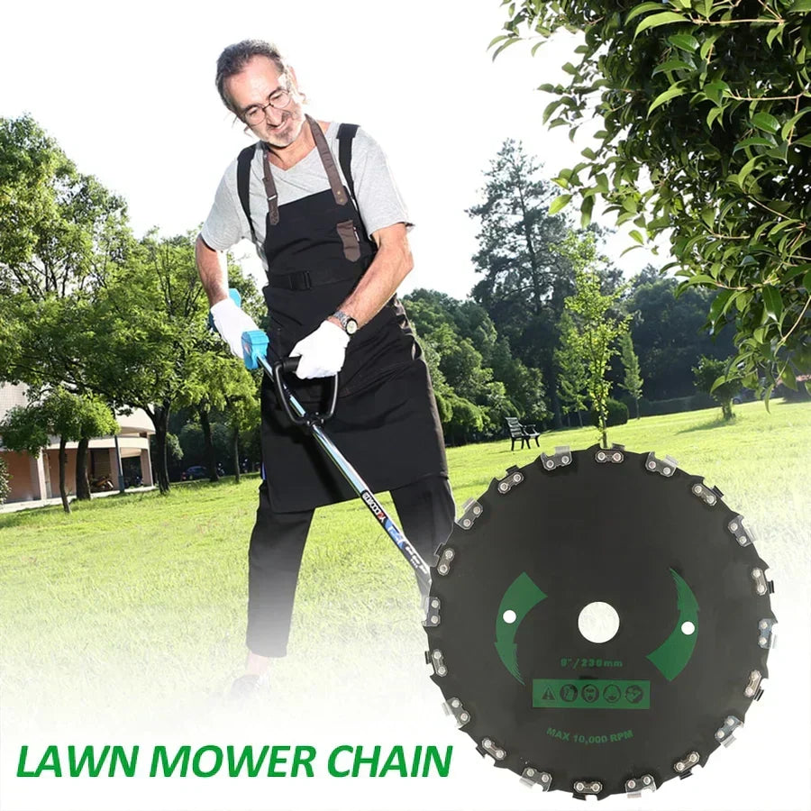 Grass Trimmer Blade Hardened Steel 23cm Fits Standard Shafts