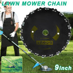 Grass Trimmer Blade Hardened Steel 23cm Fits Standard Shafts
