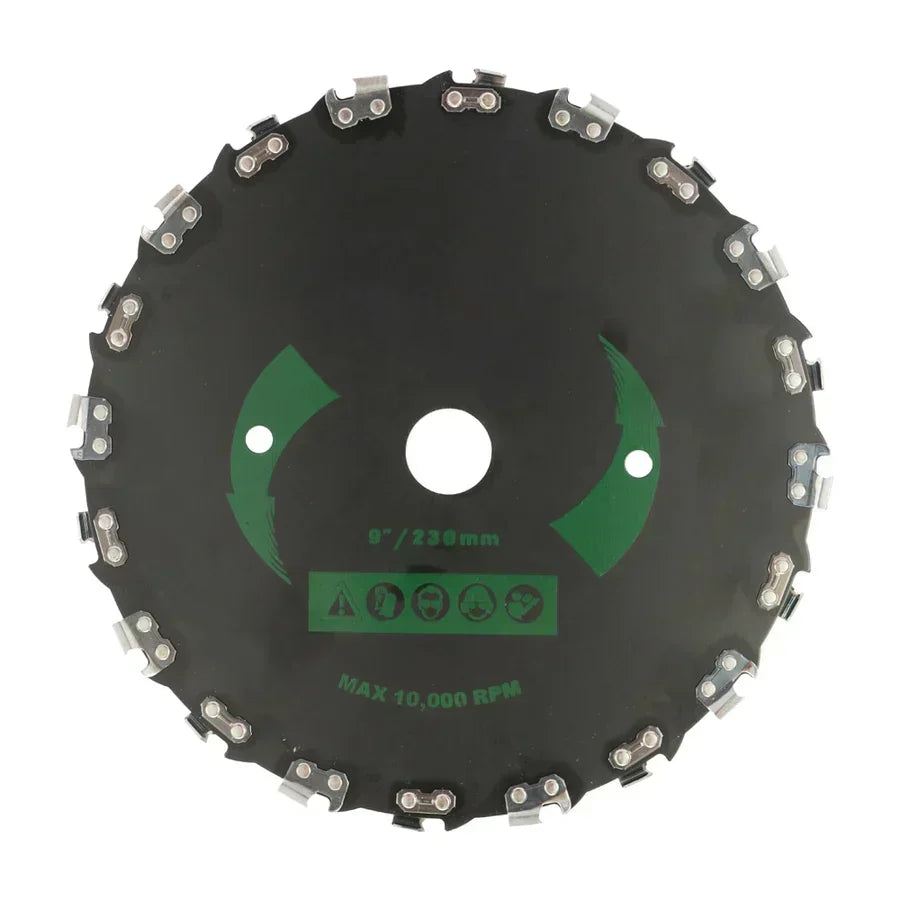 Grass Trimmer Blade Hardened Steel 23cm Fits Standard Shafts