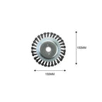 Grass Trimmer Blade Stainless Steel 360° Ratchet Mount