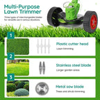 Grass Trimmer Cordless 24V Telescopic Rod & Interchangeable Blades