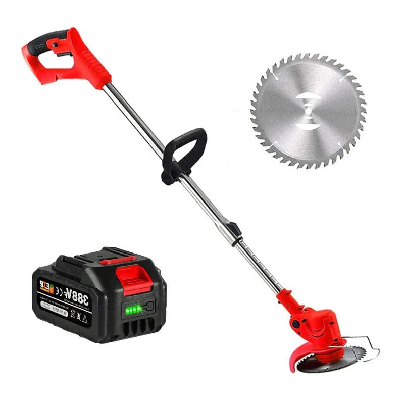 Grass Trimmer Cordless 24V Telescopic Rod & Interchangeable Blades