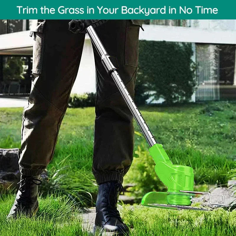Grass Trimmer Cordless 24V Telescopic Rod & Interchangeable Blades
