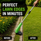 Grass Trimmer Cordless Adjustable Cutting Head Rechargeable Battery