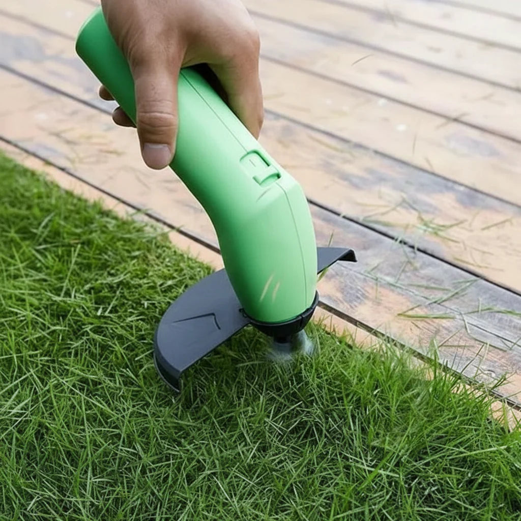 Grass Trimmer Cordless Lightweight & Adjustable Steel Blade
