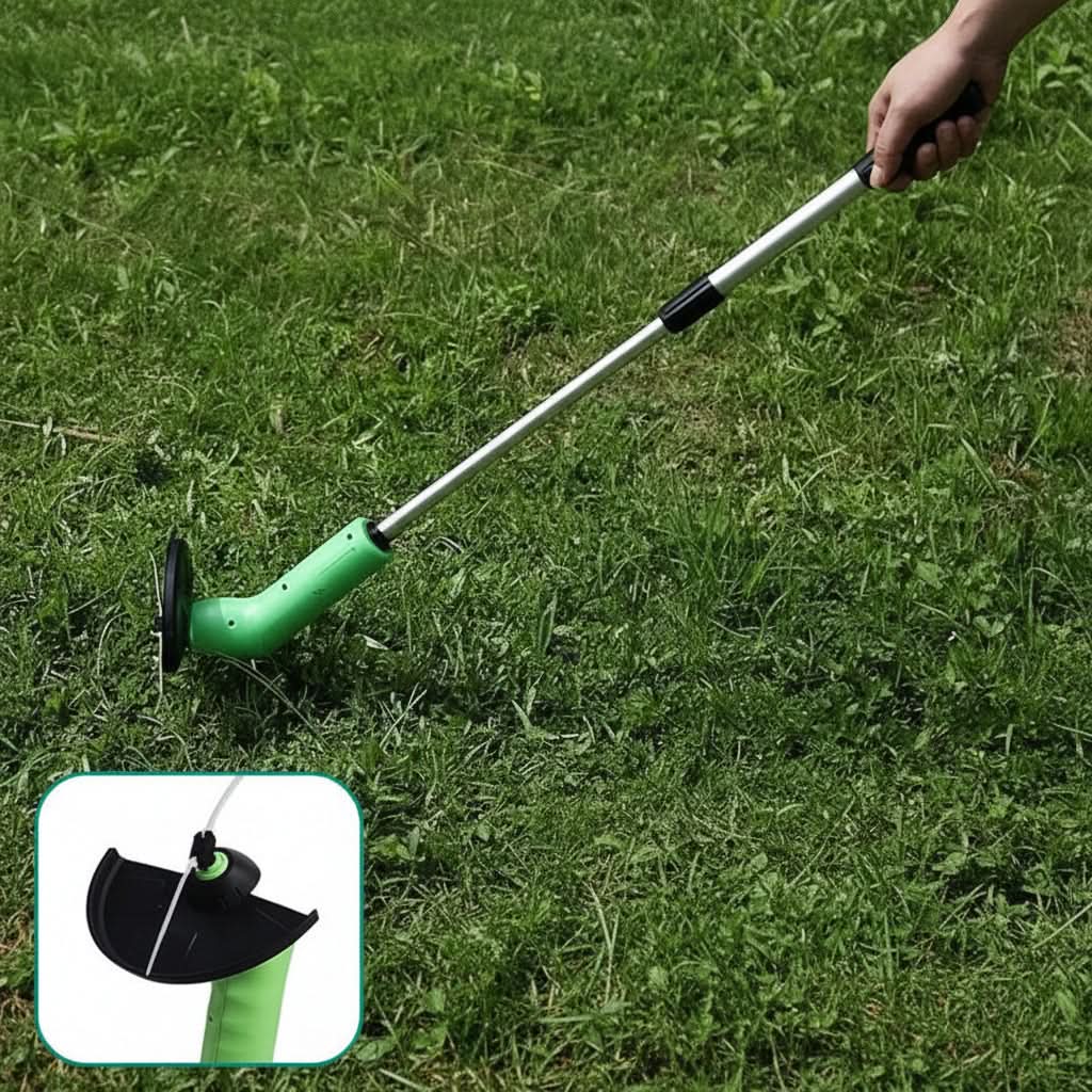 Grass Trimmer Cordless Lightweight & Adjustable Steel Blade