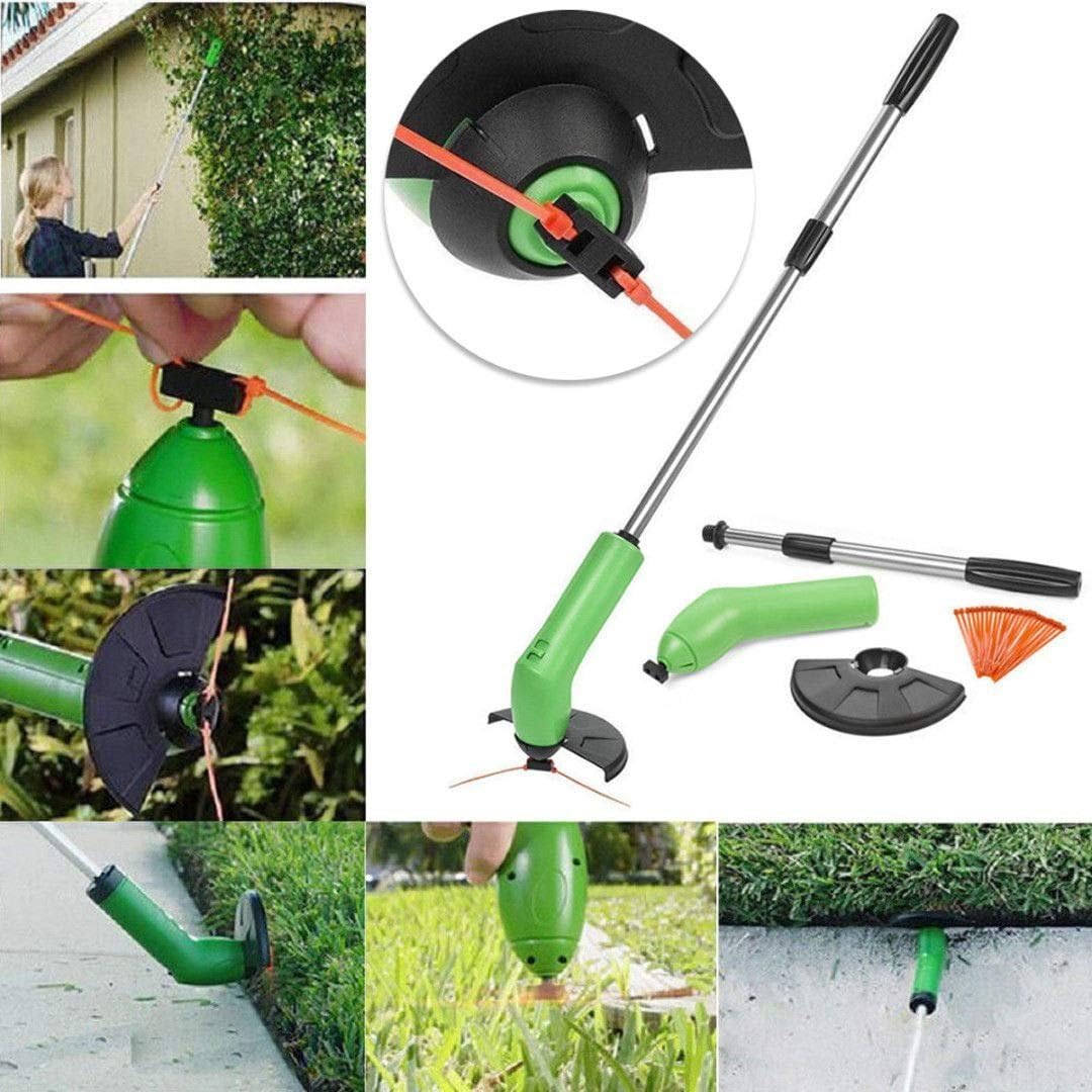 Grass Trimmer Cordless Telescopic Shaft & Cable Tie System