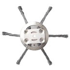 Grass Trimmer Head Stainless Steel Wire 6 Inch Battery Compatible