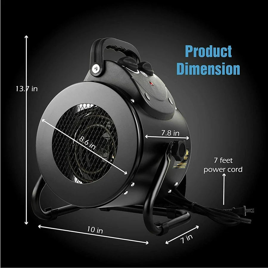 Greenhouse Heater Fan Even Heat IPX4