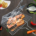Grill Basket Foldable Non-Stick Stainless Steel