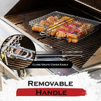 Grill Basket Foldable Non-Stick Stainless Steel