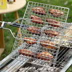 Grill Basket Large Capacity Metal Mesh