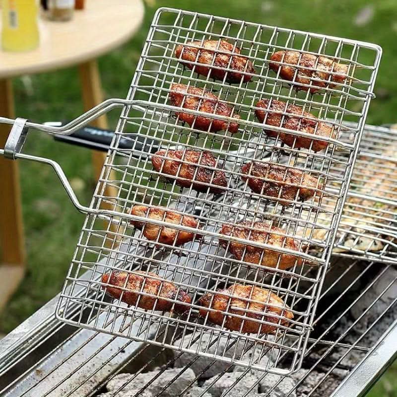 Grill Basket Large Capacity Metal Mesh