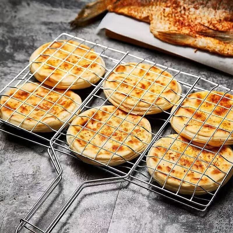 Grill Basket Large Capacity Metal Mesh