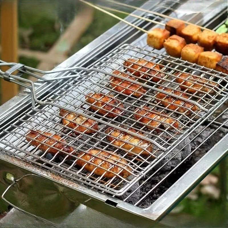 Grill Basket Large Capacity Metal Mesh