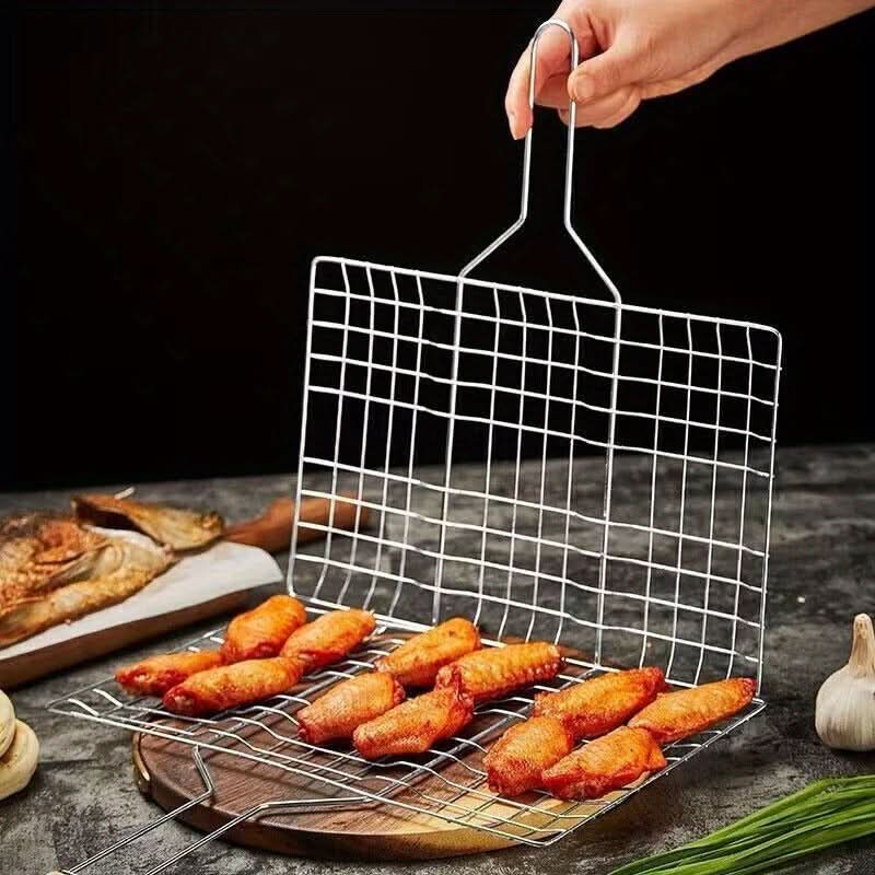 Grill Basket Large Capacity Metal Mesh