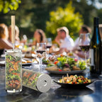 Grill Basket Perforated Stainless Steel Raised Edges