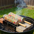 Grill Basket Rotating Cylindrical 304 Stainless Steel
