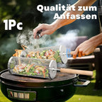 Grill Basket Rotating Cylindrical 304 Stainless Steel