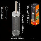 Grill Basket Rotating Cylindrical 304 Stainless Steel