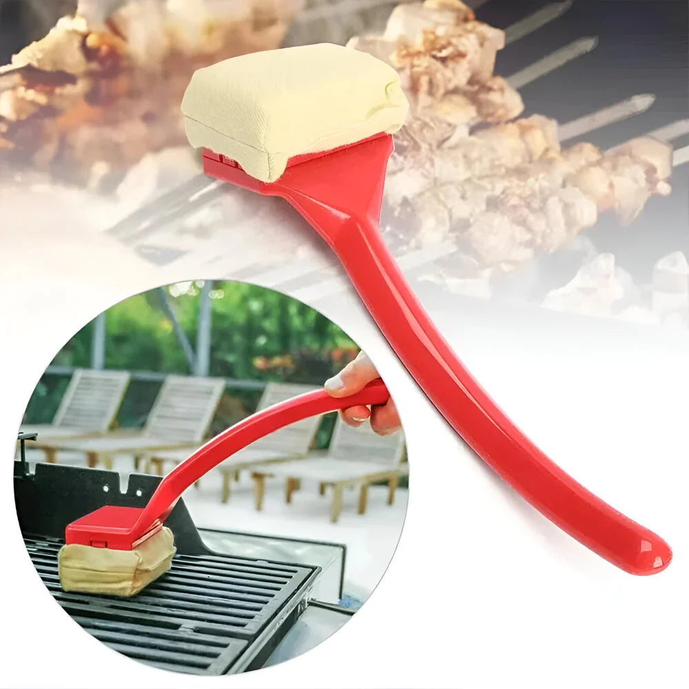 Grill Brush Bristle-Free Steam-Assisted Long Handle
