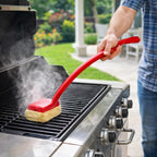 Grill Brush Bristle-Free Steam-Assisted Long Handle