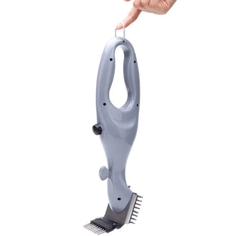 Grill Brush Steam Cleaning Stainless Steel Bristles Ergonomic Handle