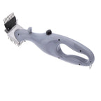 Grill Brush Steam Cleaning Stainless Steel Bristles Ergonomic Handle
