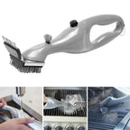 Grill Brush Steam-Powered Replaceable Brushes & Heat-Resistant Handle