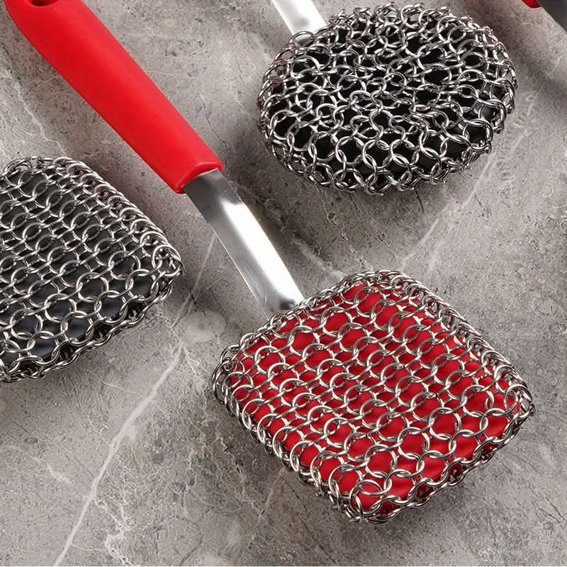 Grill Cleaner Brushless Stainless Steel Ergonomic Handle