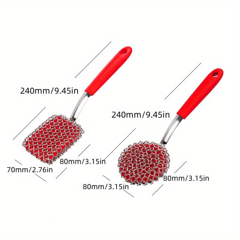 Grill Cleaner Brushless Stainless Steel Ergonomic Handle