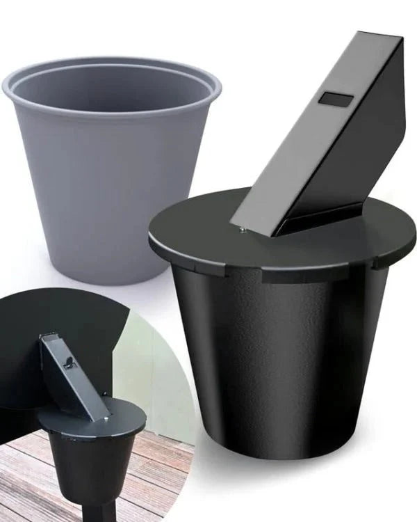 Grill Grease Collector Enclosed Fitted Lid Reusable Liner