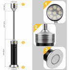 Grill Light Magnetic Base & Flexible Gooseneck