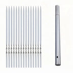 Grill Skewer Set Stainless Steel Protective Storage Tube
