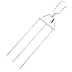 Grill Skewers Three-Prong Stainless Steel & Ergonomic Handle