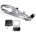 Grill Steam Brush Steam-Powered Replaceable Brushes & Heat-Resistant Handle