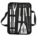 Grill Tool Set Stainless Steel Heat-Resistant Portable Case