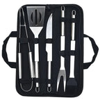 Grill Tool Set Stainless Steel Heat-Resistant Portable Case
