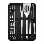 Grill Tool Set Stainless Steel Heat-Resistant Portable Case