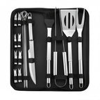 Grill Tool Set Stainless Steel Heat-Resistant Portable Case